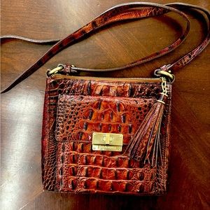 BRAHMIN. Mimosa Pecan Melbourne Crossbody Brahmin Bag.